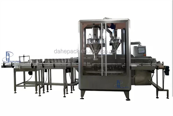 Skimmed Milk Powder Can Jar Filling Machine